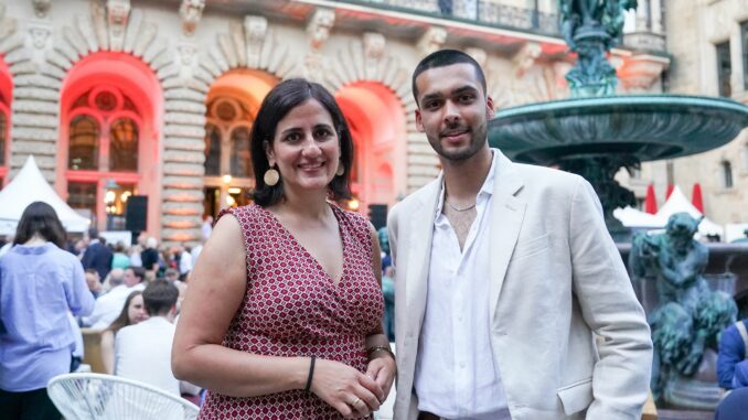 Hamburgs Grünen-Chefs Maryam Blumenthal und Leon Alam unterstützen eine Kanzlerkandidatur von Bundeswirtschaftsminister und Vize-Kanzler Robert Habeck (Grüne). (Archivbild)