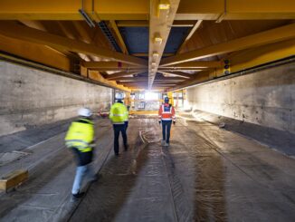 Baustelle des 18 Kilometer langen Fehmarnbelt-Tunnels (Archivbild)