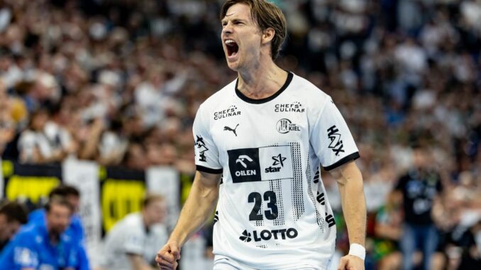 Rune Dahmke und der THW Kiel spielten gegen den VfL Gummersbach.