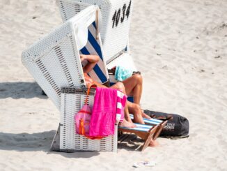 Der Sommer 2024 bot manchen schönen Tag mit Strand- und Badewetter.