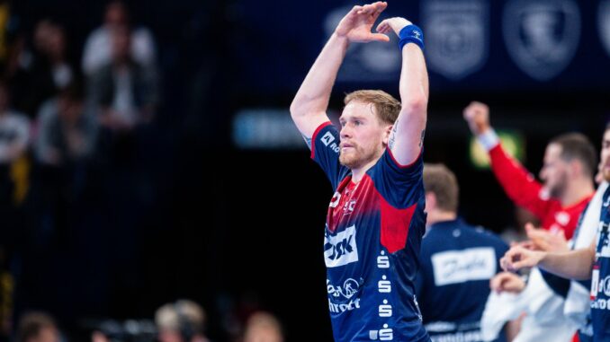 Simon Pytlick und die SG Flensburg-Handewitt spielten im Pokalviertelfinale gegen die MT Melsungen.