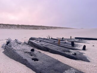 Vermutlich hatte der Sturm auf Sylt in den vergangenen Tagen dafür gesorgt, dass die zuvor unter Sand verborgenen Wrackteile sichtbar wurden.