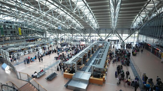 2024 nutzten deutlich mehr Reisende den Hamburger Flughafen als noch im Vorjahr.