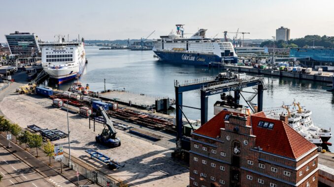 Der Hafen Kiel plant große Investitionen in den nächsten Jahren