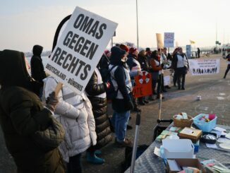 Die Vereinigung «Omas gegen Rechts» wendet sich vor allem gegen die AfD. (Archivfoto)