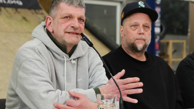 Initiator Jörn Menge (links) und Rapper Smudo setzen sich schon seit über 20 Jahren gegen Rechtsextremismus ein.