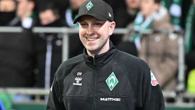 Trainer Ole Werner von Werder Bremen.