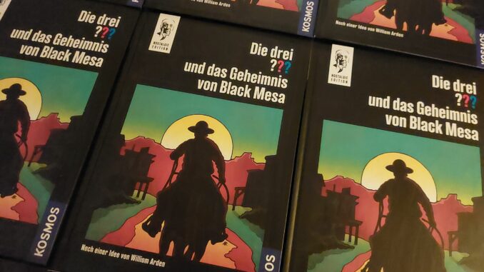 In «Die drei ??? und das Geheimnis von Black Mesa» entdecken Justus, Peter und Bob eine verlassene Geisterstadt.