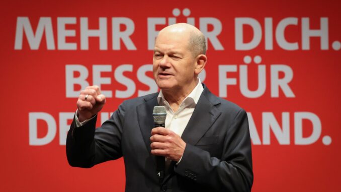 Kanzler Olaf Scholz (SPD) traut dem Unionskanzlerkandidaten Friedrich Merz in der Frage einer Zusammenarbeit mit der AfD nicht mehr über den Weg.