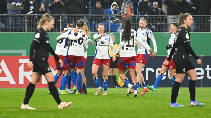 Die Frauen des HSV werden im Pokal-Halbfinale vor einer nationalen Rekordkulisse spielen.