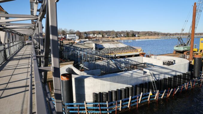 Die Situation an der Baustelle der Lindaunisbrücke ist für die Region unbefriedigend.