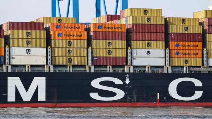 Die weltgrößte Reederei MSC hat mit ihrem Einstieg beim Hamburger Hafenlogistiker HHLA für Aufregung gesorgt und ist nach Angaben des Reederverbands VDR schuld daran, dass Deutschland seinen Titel als weltgrößte Containerschiff-Nation verloren hat. (Archivbild)